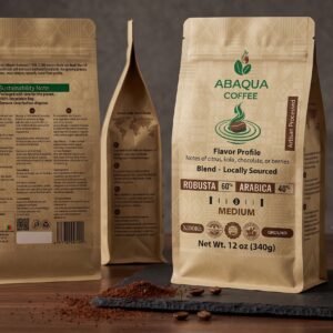 Roasted Coffee Ground, Robusta 60% and Arabica 40%. Blended 340G