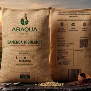 Roasted Coffee Whole Beans, Robusta 100%.  Single Origin 10Kg