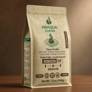 Roasted Coffee Ground Espresso, Robusta 100%. Single Origin 340G