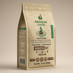 Roasted Coffee  Whole Beans, Robusta 100%.  Single Origin 340G